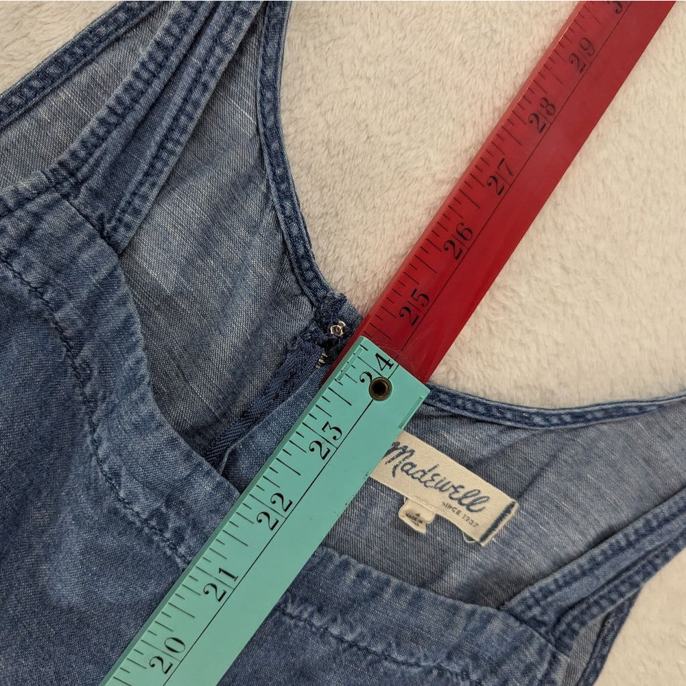 Madewell Light Denim Blue Jumpsuit Size 4 - Picture 6 of 11